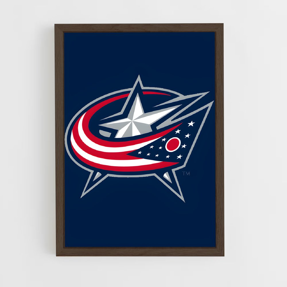 Poster Blue Jackets Spirit – affiche Hockey sur glace (vue 5)